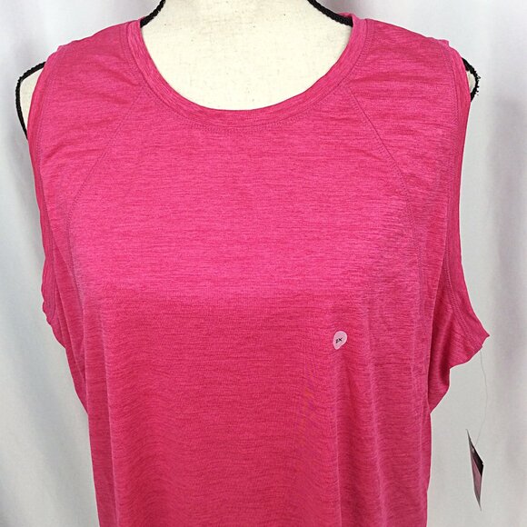 NWT Eddie Bauer Resolution High Neck Tank Top Womens Plus Size 2X Pink - Picture 7 of 9